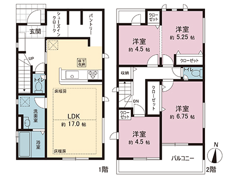 新築戸建 横浜市青葉区元石川町 東急田園都市線たまプラーザ駅 7,290万円