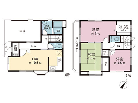 中古戸建 横浜市瀬谷区北新 小田急江ノ島線桜ヶ丘駅 2,799万円