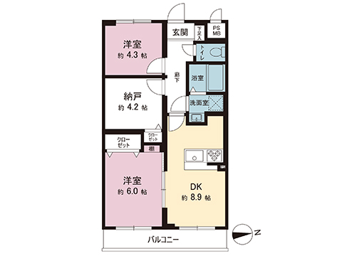 中古マンション 練馬区下石神井５丁目 西武新宿線上井草駅 3,190万円