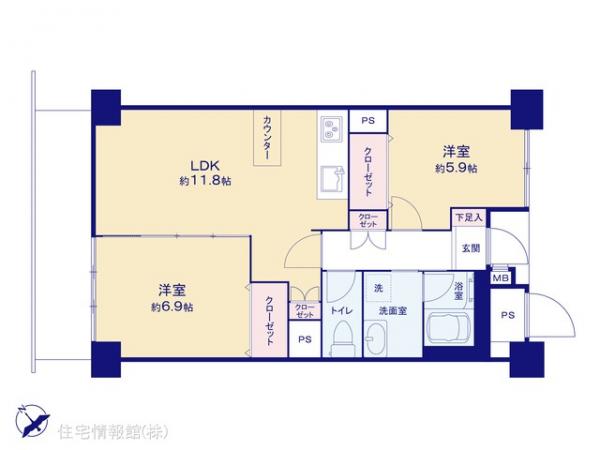 中古マンション 神奈川県横浜市磯子区森１丁目5-21 JR京浜東北線磯子駅 2,290万円