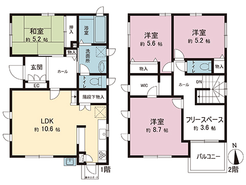 中古戸建 厚木市妻田北１丁目 小田急線本厚木駅 3,080万円