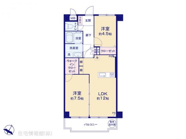 中古マンション 東京都多摩市豊ヶ丘１丁目62-3 小田急多摩線小田急多摩センター駅 2,280万円