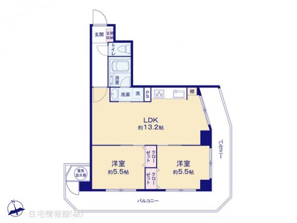 中古マンション 東京都足立区舎人５丁目12-9 日暮里・舎人ライナー見沼代親水公園駅 2,298万円