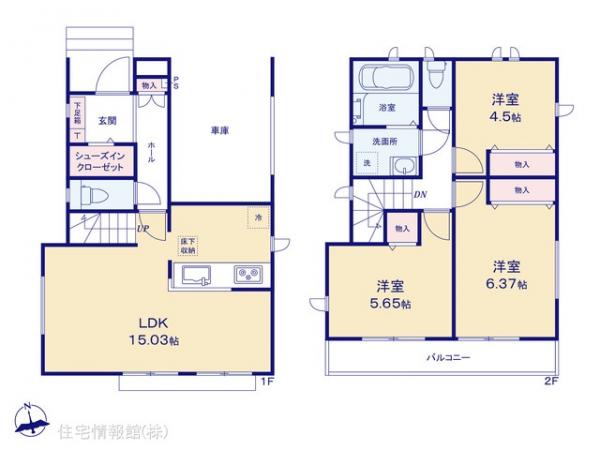 新築戸建 東京都八王子市大和田町５丁目 京王線京王八王子駅 3,490万円