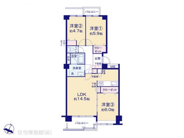 中古マンション 神奈川県横浜市青葉区藤が丘１丁目16-29 東急田園都市線藤が丘駅 4,580万円