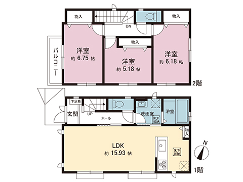 新築戸建 座間市栗原中央１丁目 小田急線相武台前駅 2,690万円