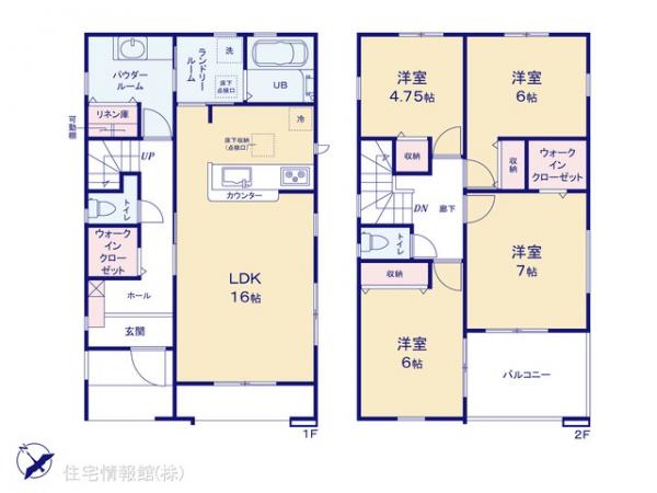 新築戸建 千葉県千葉市稲毛区宮野木町1025-7 JR総武本線稲毛駅 3,790万円