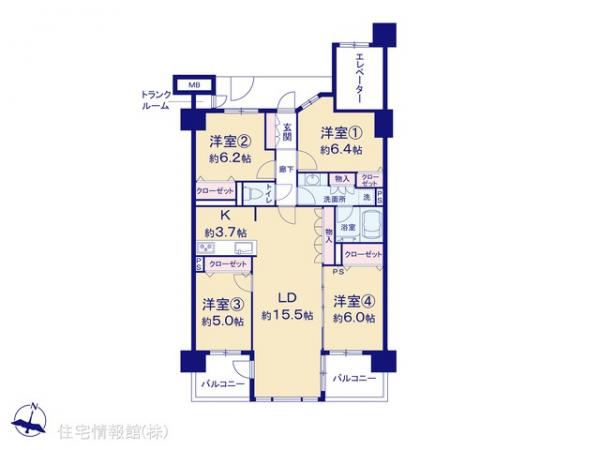 中古マンション 東京都調布市上石原３丁目 京王線西調布駅 5,780万円