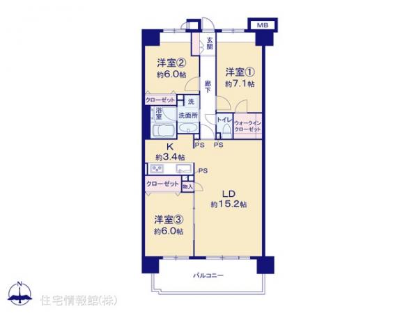 中古マンション 神奈川県海老名市河原口４丁目 小田急線海老名駅 3,780万円