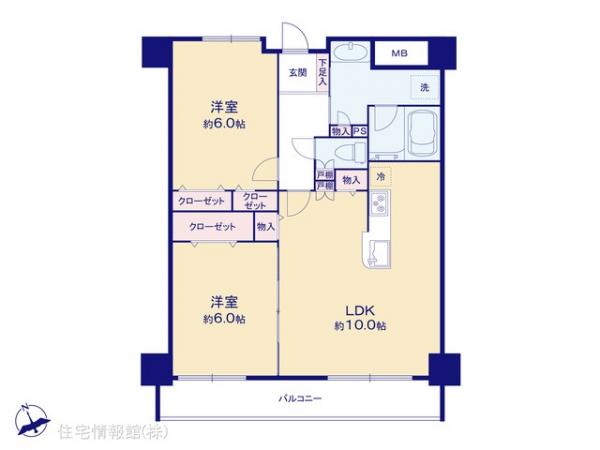 中古マンション 埼玉県坂戸市仲町9-11 東武東上線坂戸駅 1,899万円