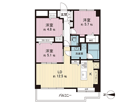 中古マンション 府中市八幡町２丁目 京王線府中駅 4,580万円