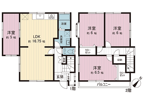 中古戸建 東京都八王子市加住町２丁目 JR中央線八王子駅 1,799万円