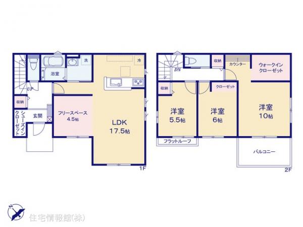 新築戸建 埼玉県ふじみ野市元福岡１丁目1605-11 東武東上線上福岡駅 4,398万円