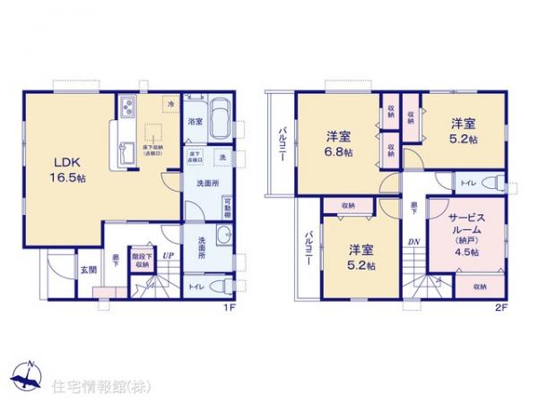 新築戸建 千葉県柏市南増尾４丁目（住居表示未確定） 京成松戸線五香駅 3,280万円