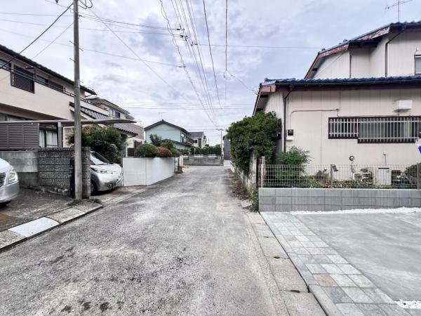 平塚市寺田縄 前面道路含む現地写真