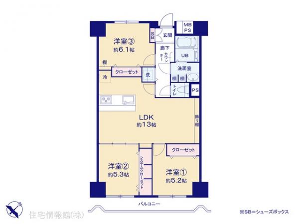中古マンション 東京都江戸川区北葛西４丁目1-11 東西線西葛西駅 4,598万円