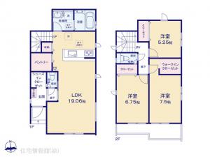 新築戸建 東京都昭島市宮沢町３丁目 JR青梅線中神駅 4,580万円