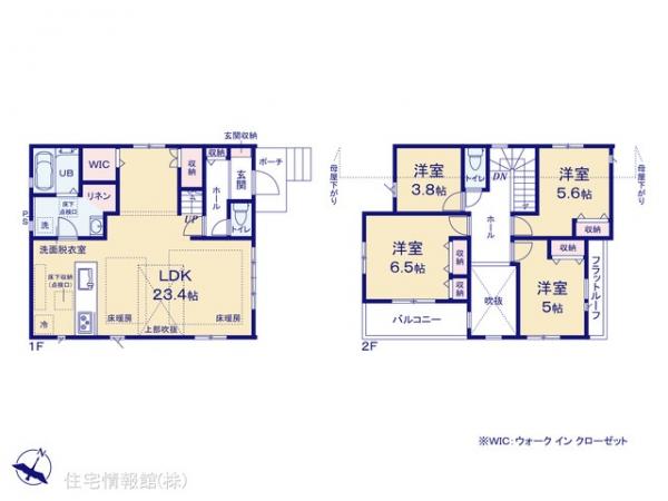 新築戸建 千葉県柏市柏の葉５丁目14-8 つくばエクスプレス柏の葉キャンパス駅 6,299万円