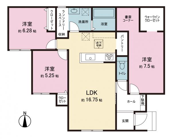 新築戸建 千葉県四街道市大日886 JR総武本線四街道駅 3,399万円