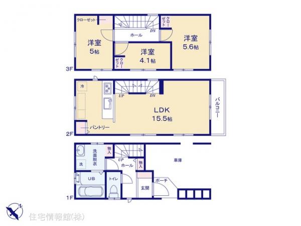 新築戸建 千葉県船橋市前原東４丁目6-8 JR総武本線津田沼駅 3,780万円