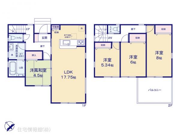 新築戸建 埼玉県さいたま市岩槻区西原台２丁目3943-1 東武野田線岩槻駅 3,680万円