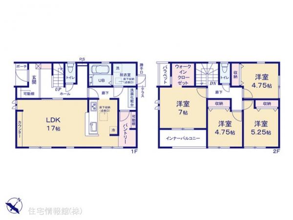 新築戸建 埼玉県入間郡三芳町大字藤久保26-7 東武東上線鶴瀬駅 4,980万円