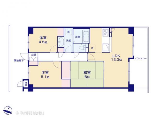 中古マンション 千葉県四街道市大日26-1 JR総武本線四街道駅 1,230万円