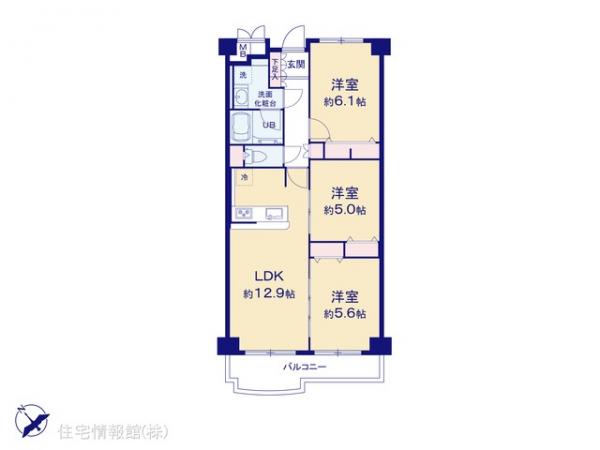 中古マンション 千葉県浦安市富岡３丁目3 JR京葉線新浦安駅 4,380万円