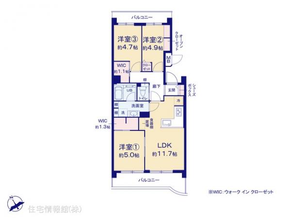 中古マンション 神奈川県川崎市宮前区犬蔵３丁目6-2 東急田園都市線たまプラーザ駅 2,399万円