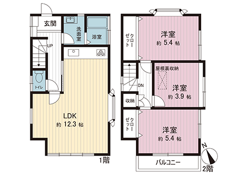 中古戸建 横浜市金沢区高舟台２丁目 京急逗子線六浦駅 2,199万円