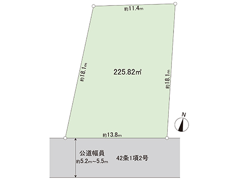 土地 町田市南大谷 小田急線町田駅 3,480万円
