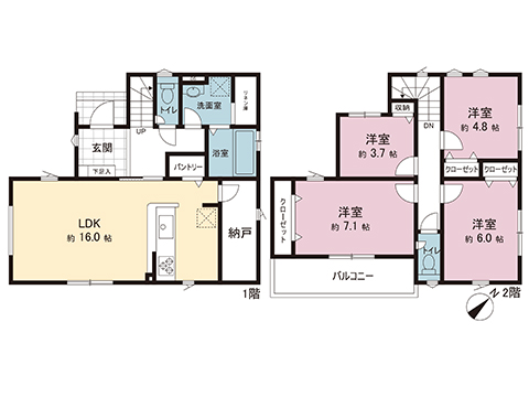 新築戸建 横須賀市汐見台３丁目 JR横須賀線衣笠駅 3,890万円