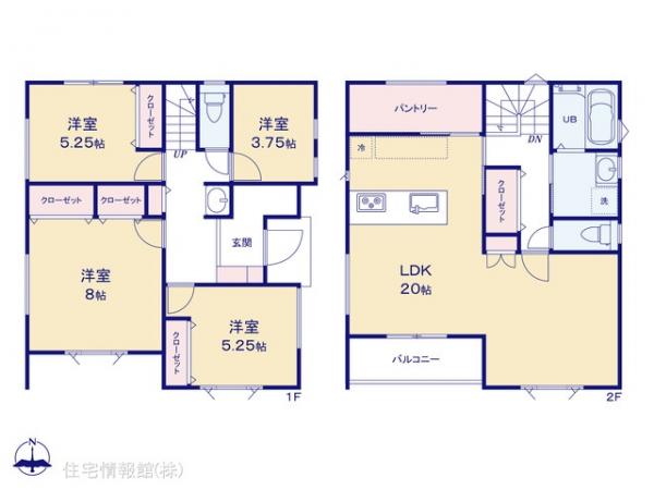 新築戸建 神奈川県高座郡寒川町田端1422-2 JR相模線寒川駅 4,680万円