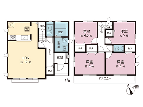 新築戸建 東京都町田市南大谷１丁目 JR横浜線町田駅 5,390万円