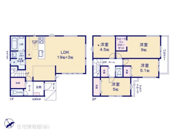 新築戸建 千葉県習志野市鷺沼３丁目8-12 京成本線京成津田沼駅 4,688万円