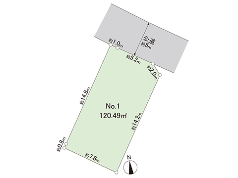 土地 相模原市中央区田名 JR横浜線相模原駅 1,390万円