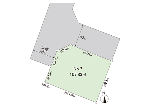 相模原市中央区田名 土地 区画図