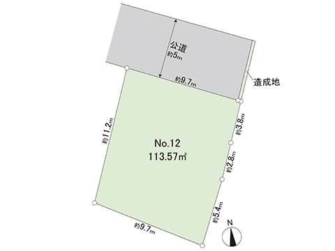 相模原市中央区田名 土地 区画図