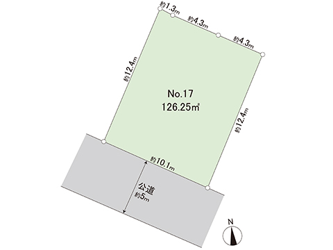 相模原市中央区田名 土地 区画図