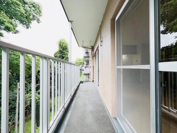 鵜野森団地 バルコニー