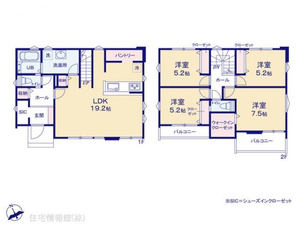 新築戸建 神奈川県川崎市麻生区王禅寺東６丁目 小田急線新百合ヶ丘駅 4,999万円
