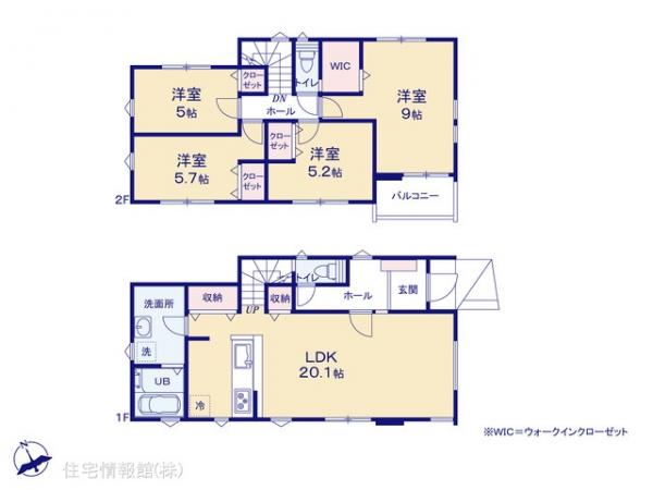 新築戸建 神奈川県川崎市麻生区王禅寺東６丁目 小田急線新百合ヶ丘駅 4,999万円