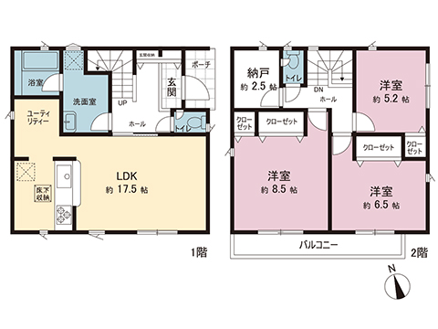 新築戸建 宇都宮市今泉町 JR東北本線 (宇都宮線）宇都宮駅 3,290万円