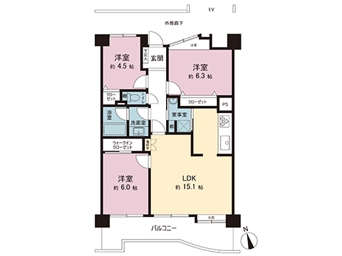 中古マンション 座間市南栗原２丁目 相鉄本線さがみ野駅 1,890万円