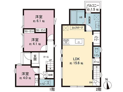 新築戸建 町田市本町田 小田急線玉川学園前駅 3,980万円