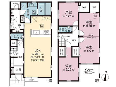 新築戸建 宇都宮市京町 東武宇都宮線南宇都宮駅 3,398万円
