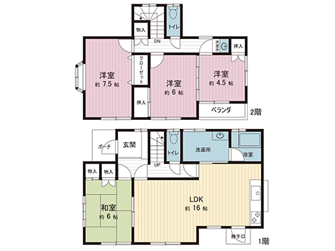 中古戸建 市原市五井西３丁目 JR内房線五井駅 2,449万円