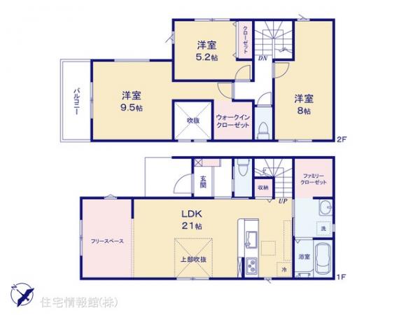 新築戸建 埼玉県ふじみ野市元福岡２丁目 東武東上線上福岡駅 3,180万円