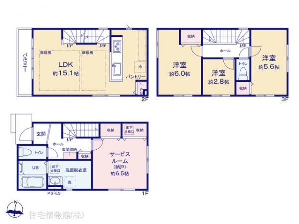 新築戸建 埼玉県さいたま市浦和区本太３丁目23 JR京浜東北線浦和駅 6,698万円