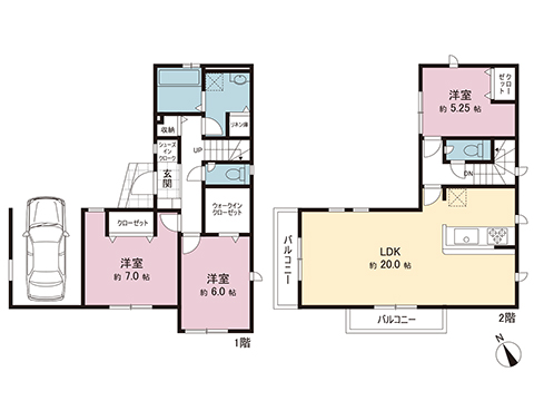 新築戸建 横須賀市長坂３丁目 JR横須賀線衣笠駅 2,980万円